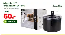 Welkoop District 70 drinkfontein Flow aanbieding