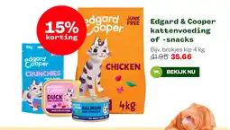 Welkoop Edgard & Cooper kattenvoeding of -snacks aanbieding
