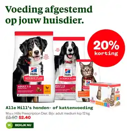 Welkoop Alle Hill's honden- of kattenvoeding aanbieding