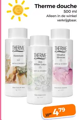Trekpleister Therme douche aanbieding