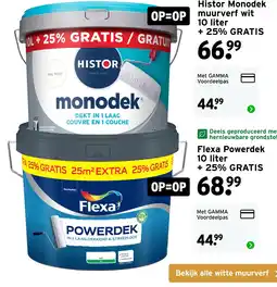 GAMMA Histor Monodek aanbieding