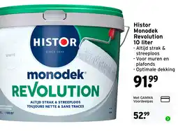 GAMMA Histor monodek revolution aanbieding