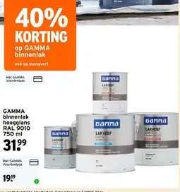 GAMMA GAMMA binnenlak aanbieding