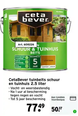 GAMMA CetaBever tuinbeits schuur en tuinhuis aanbieding