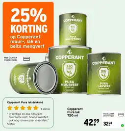 GAMMA Copperant Pura lak dekkend aanbieding