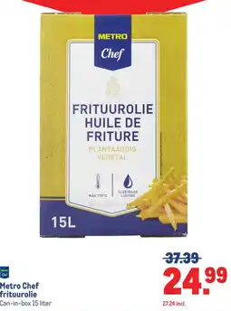 Makro Metro Chef frituuroolie aanbieding