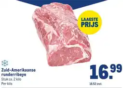 Makro Zuid-Amerikaanse runderribbeye aanbieding