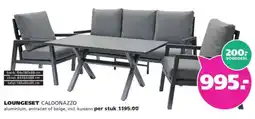 Ranzijn LOUNGESET CALDONAZZO aanbieding
