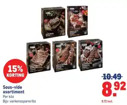 Makro Sous-vide assortiment aanbieding
