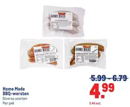Makro Home Made BBQ-worsten aanbieding