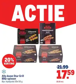 Makro Star Grill Foods BBQ-spiesen aanbieding