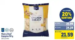 Makro Metro Chef kipspies 50 g aanbieding