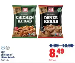 Makro Elif chicken of döner kebab aanbieding