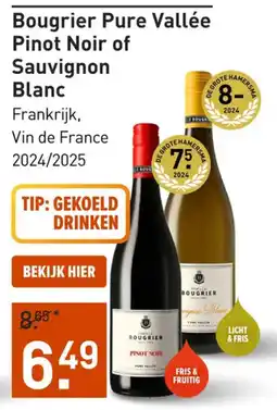 Gall & Gall Bougrier Pure Vallée Pinot Noir of Sauvignon Blanc aanbieding
