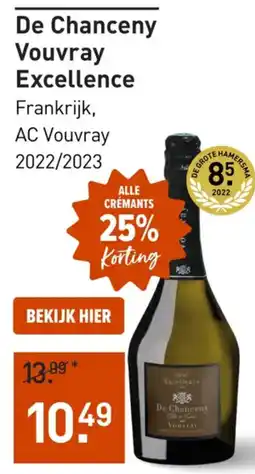 Gall & Gall De Chanceny Vouvray Excellence aanbieding