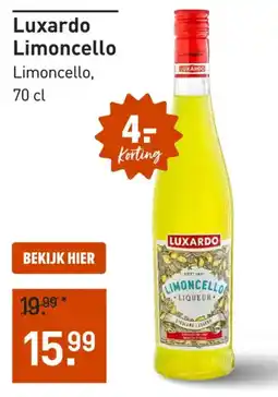 Gall & Gall Luxardo Limoncello aanbieding