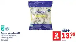 Makro Rauwe garnalen ASC aanbieding