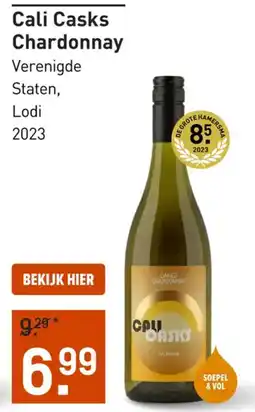Gall & Gall Cali Casks Chardonnay aanbieding