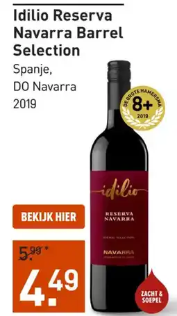 Gall & Gall Idilio Reserva Navarra Barrel Selection aanbieding