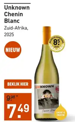 Gall & Gall Unknown Chenin Blanc aanbieding