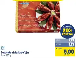 Makro Alfocan gekookte rivierkreeftjes aanbieding