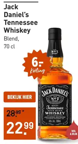 Gall & Gall Jack Daniel's Tennessee Whiskey aanbieding