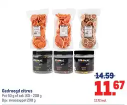 Makro Zitromac Gedroogd citrus aanbieding