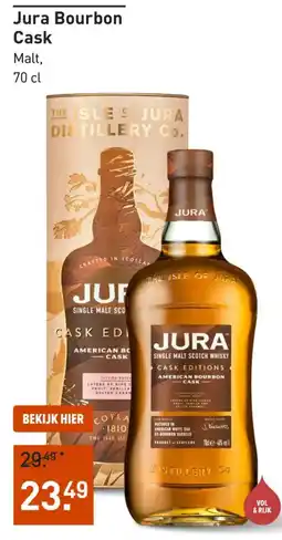 Gall & Gall Jura Bourbon Cask aanbieding