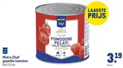 Makro Metro Chef gepelde tomaten aanbieding
