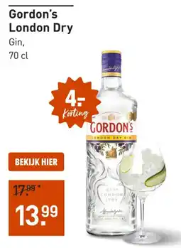 Gall & Gall Gordon's London Dry aanbieding