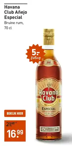 Gall & Gall Havana Club Añejo Especial aanbieding