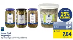Makro Metro Chef kappertjes aanbieding
