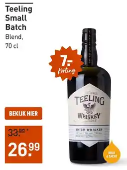 Gall & Gall Teeling Small Batch aanbieding