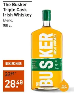 Gall & Gall The Busker Triple Cask Irish Whiskey aanbieding