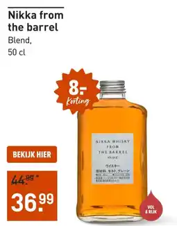 Gall & Gall Nikka from the barrel aanbieding