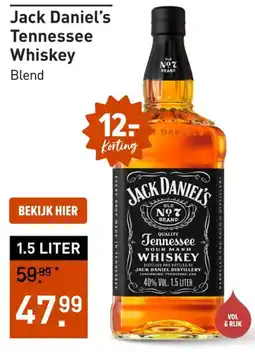 Gall & Gall Jack Daniel's Tennessee Whiskey Blend aanbieding