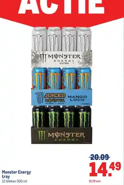 Makro Monster Energy tray aanbieding