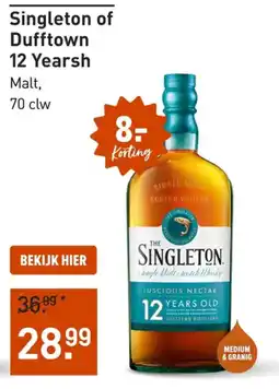 Gall & Gall Singleton of Dufftown 12 Yearsh aanbieding