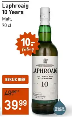 Gall & Gall Laphroaig 10 Years aanbieding