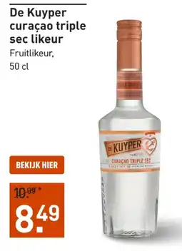 Gall & Gall De Kuyper curaçao triple sec likeur aanbieding
