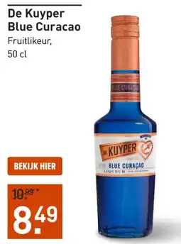 Gall & Gall De Kuyper Blue Curacao aanbieding
