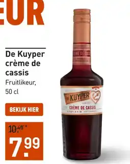 Gall & Gall De Kuyper crème de cassis aanbieding