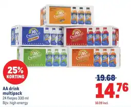 Makro AA drink multipack aanbieding