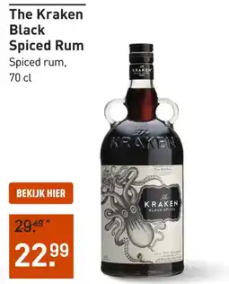 Gall & Gall The Kraken Black Spiced Rum aanbieding