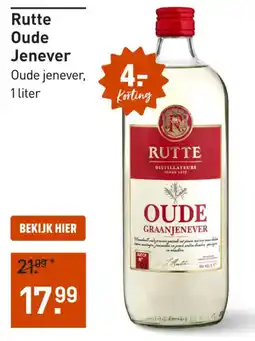 Gall & Gall Rutte Oude Jenever aanbieding