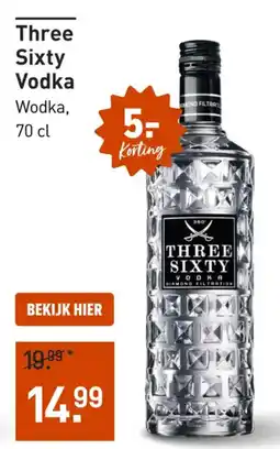 Gall & Gall Three Sixty Vodka aanbieding