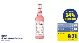 Makro Monin siroop kersenbloesem aanbieding