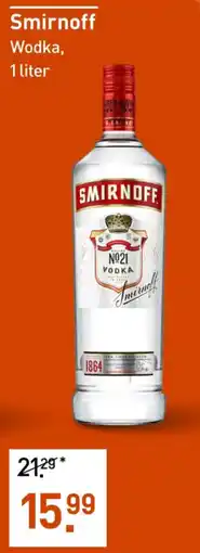Gall & Gall Smirnoff Wodka aanbieding
