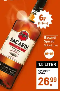 Gall & Gall Bacardí Spiced aanbieding