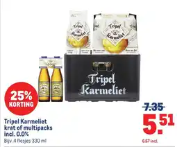 Makro Tripel Karmeliet aanbieding